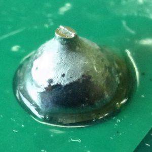 はんだ量過多、熱不足