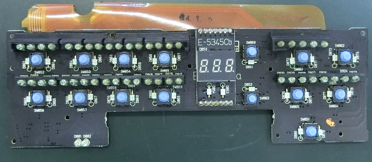 1989年式ソアラ(MZ21型)エアコンパネルのLED打ち替え - ゴッドはんだ株式会社 法人個人はんだ付けサービス はんだ付け教材販売 はんだ付け講座